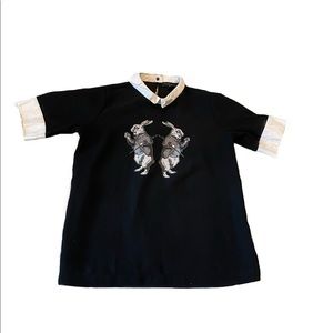 youth victoria beckham collared shirt
